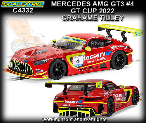 SCALEXTRIC C4332 - Mercedes AMG GT3 - GT Cup 2022 #4 - G.Tilley