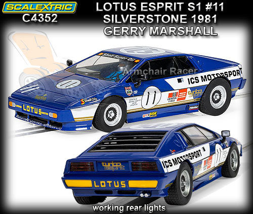 SCALEXTRIC C4352 - Lotus Esprit S1 - Silverstone 1981 #11