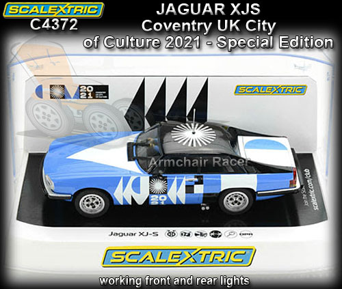 SCALEXTRIC C4372 - Jaguar XJ-S - Coventry City of Culture #2021