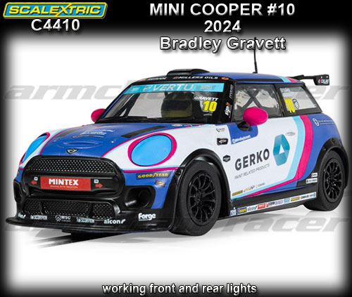 SCALEXTRIC C4410 - Mini Cooper - Bradley Gravett 2024 #10