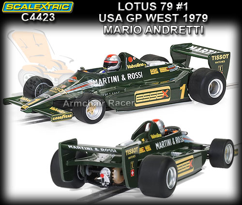 SCALEXTRIC C4423 - Lotus 79 - USA GP West 1979 #1 Mario Andretti