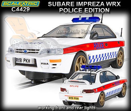 SCALEXTRIC C4429 - Subaru Impreza WRX - Police Edition (DPR)
