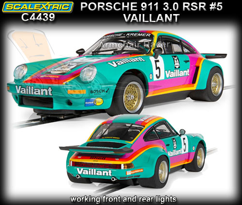 SCALEXTRIC C4439 - Porsche 911 3.0 RSR - #5 Vaillant (DPR)