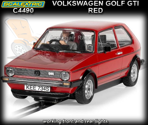 SCALEXTRIC C4490 - Volkswagen Golf GTI - Red (DPR)