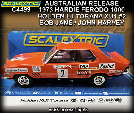 SCALEXTRIC C4499 - Holden XU-1 Torana - Bathurst 1973 #2 B.Jane