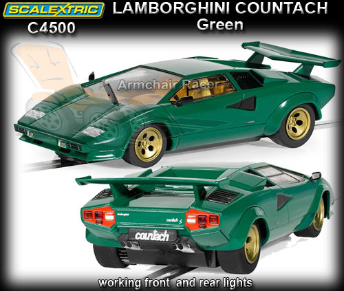 SCALEXTRIC C4500 - Lamborghini Countach - Green