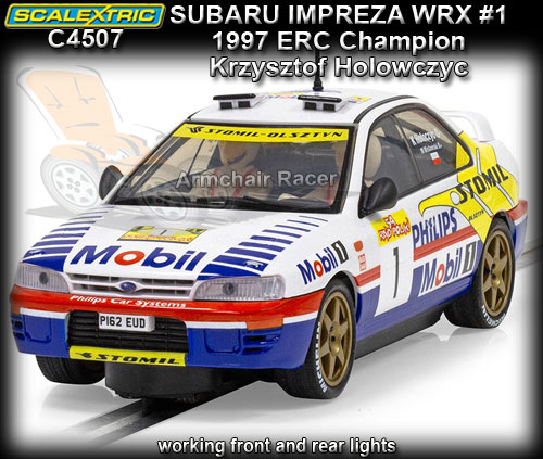 SCALEXTRIC C4507 - Subaru Impreza WRX - 1997 ERC Champion #1