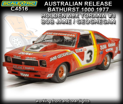 SCALEXTRIC C4516 - Holden A9X Torana - Bathurst 1977 #3 Bob Jane