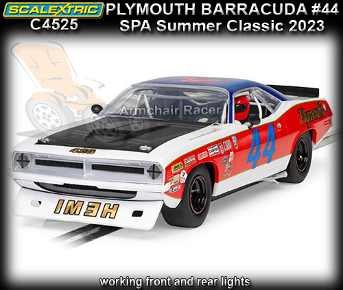 SCALEXTRIC C4525 - Plymouth Barracuda - SPA Summer Classic 2023