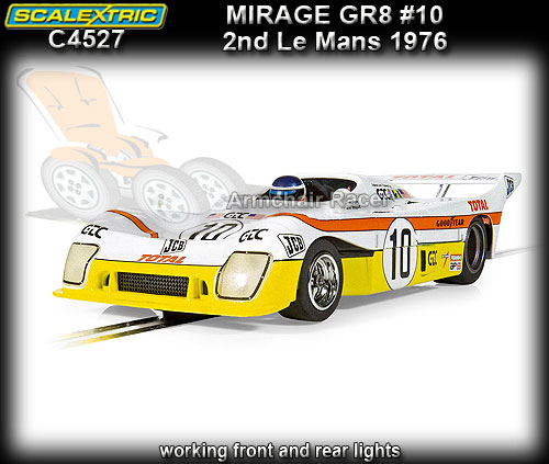 SCALEXTRIC C4527 - Mirage GR8 - 2nd Le Mans 1976 #10