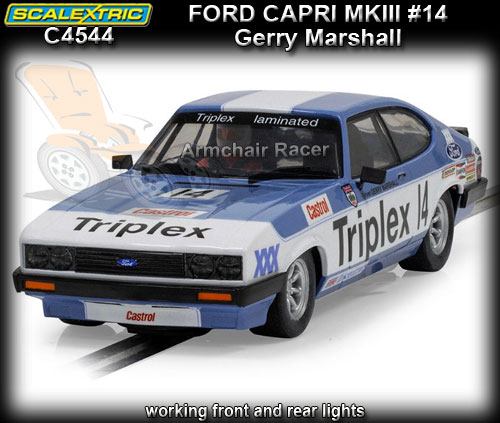 SCALEXTRIC C4544 - Ford Capri MKIII - #14 Gerry Marshall