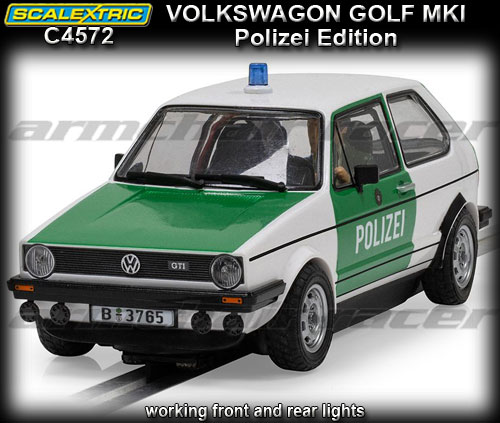 SCALEXTRIC C4572 - Volkswagen Golf MK1 - Polizei Edition