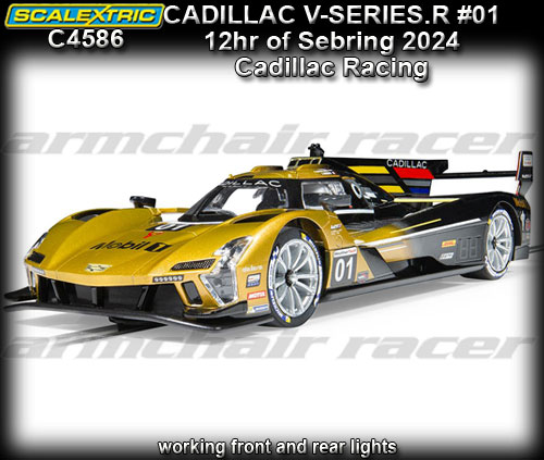 SCALEXTRIC C4586 - Cadillac V-Series.R - 12hr Sebring 2024