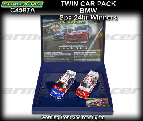 SCALEXTRIC C4587A - SPA 24hr Winners BMW - twin car pack