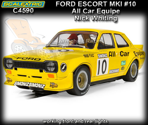 SCALEXTRIC C4590 - Ford Escort MK1 - All Car Equipe