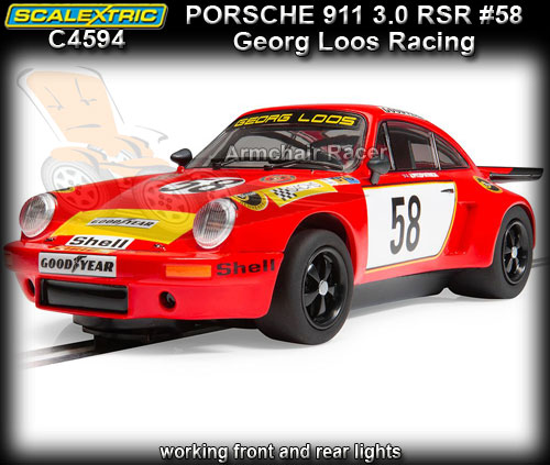 SCALEXTRIC C4594 - Porsche 911 3.0 RSR - Georg Loos Racing