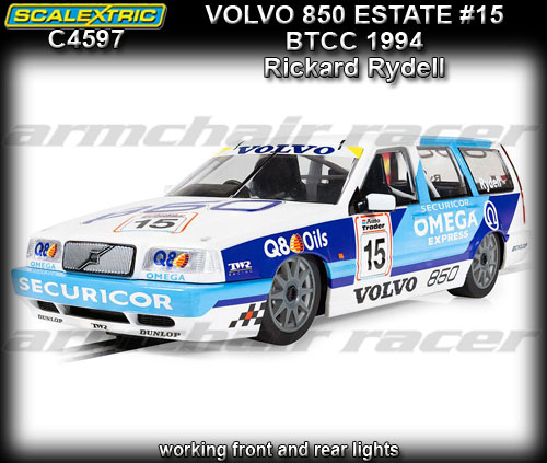 SCALEXTRIC C4597 - Volvo 850 Estate - BTCC 1994 - Rickard Rydell
