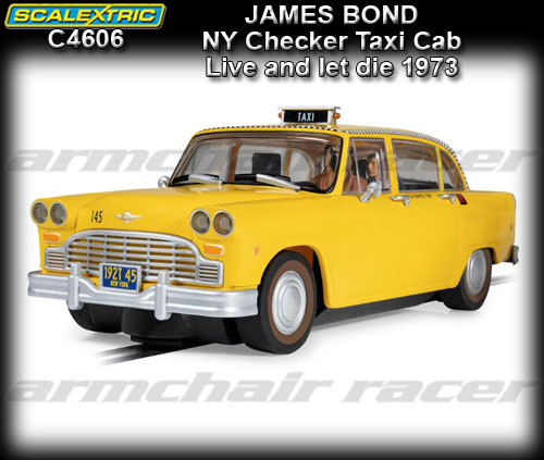 SCALEXTRIC C4606 - James Bond Checker Taxi Cab - Live & Let Die