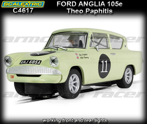 SCALEXTRIC C4617 - Ford Anglia 105e - Theo Paphitis #11