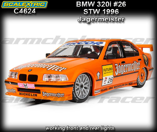 SCALEXTRIC C4624 - BMW 320i - STW 1996 - Jagermeister