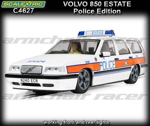 SCALEXTRIC C4627 - Volvo 850 Estate - Police Edition