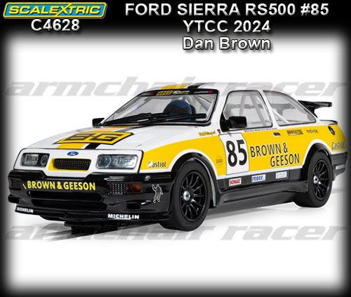 SCALEXTRIC C4628 - Ford Sierra RS500 - YTCC 2024 #85 - Dan Brown