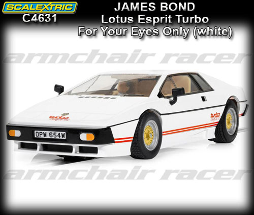 SCALEXTRIC C4631 - James Bond Lotus Esprit Turbo - For Your Eyes