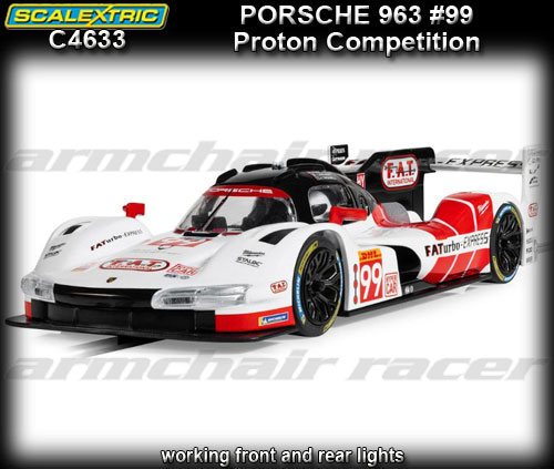 SCALEXTRIC C4633 - Porsche 963 - Proton Competition