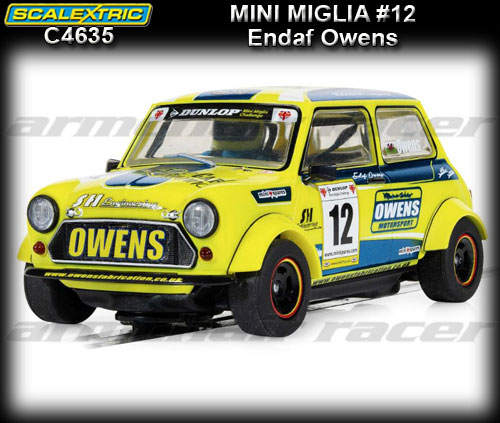 SCALEXTRIC C4635 - Mini Miglia - #12 Endaf Owens