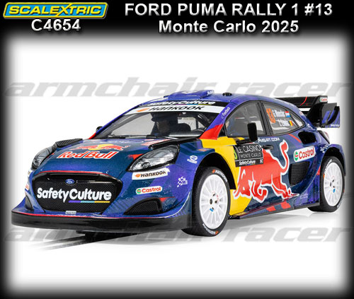 SCALEXTRIC C4654 - Ford Puma Rally1 - Monte Carlo 2025 #13