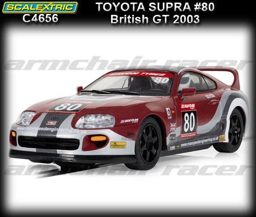 SCALEXTRIC C4656 - Toyota Supra - British GT 2003 #80