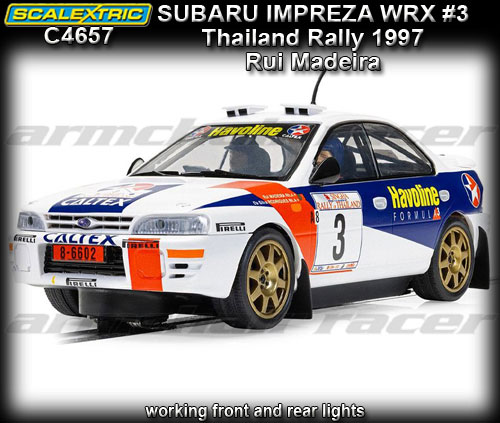 SCALEXTRIC C4657 - Subaru Impreza WRX - 1997 Thailand Rally #3