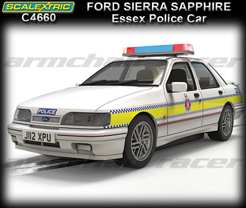 SCALEXTRIC C4660 - Ford Sierra Sapphire - Essex Police Car