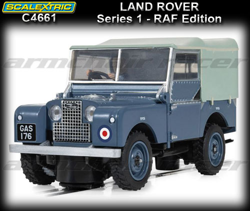 SCALEXTRIC C4661 - Land Rover Series 1 - RAF edition