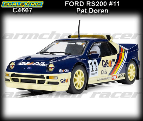 SCALEXTRIC C4667 - Ford RS200 - #11 Pat Doran