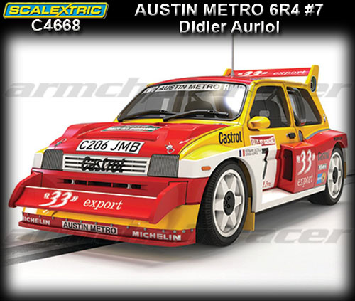 SCALEXTRIC C4668 - Austin Metro 6R4 - #7 Castrol - Didier Auriol