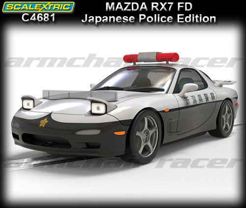 SCALEXTRIC C4681 - Mazda RX7 FD - Japanese Police edition