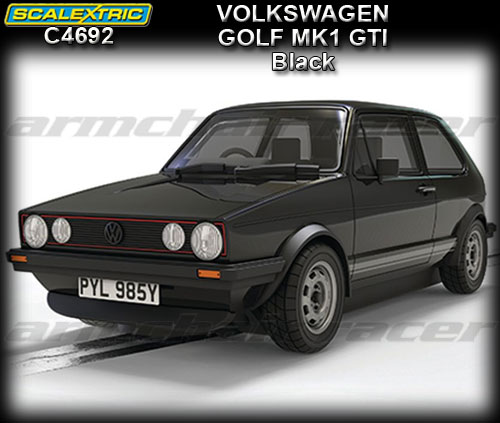 SCALEXTRIC C4692 - Volkswagen Golf MKI GTI - Black