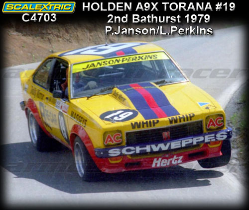 SCALEXTRIC C4703 - Holden A9X Torana - 2nd Bathurst 1979 #19