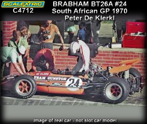 SCALEXTRIC C4712 - Brabham BT26A - 1970 South African GP #24