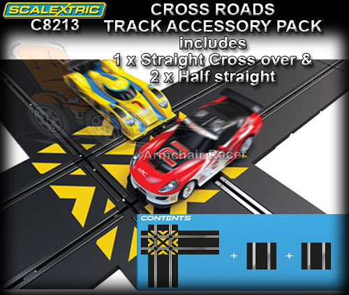 SCALEXTRIC TRACK C8213 - Cross Roads Track Accessory Pack