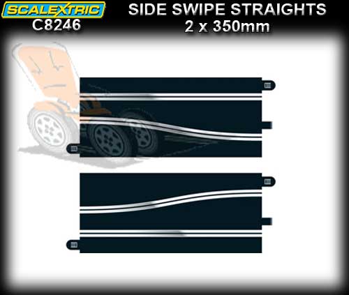 SCALEXTRIC TRACK C8246 - Sideswipe straights - Left & Right