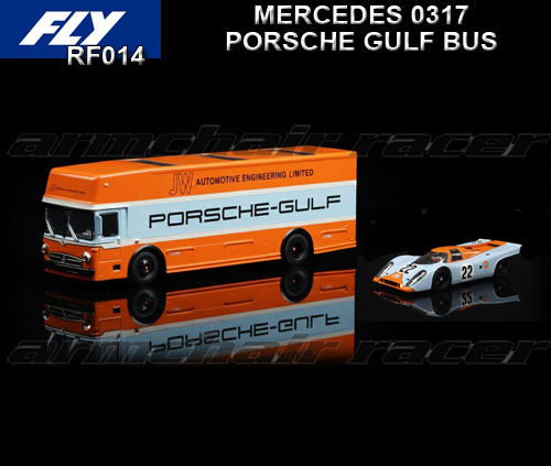 FLY FRF014 - Mercedes 0317 Transporter Gulf plus Porsche 917 #22