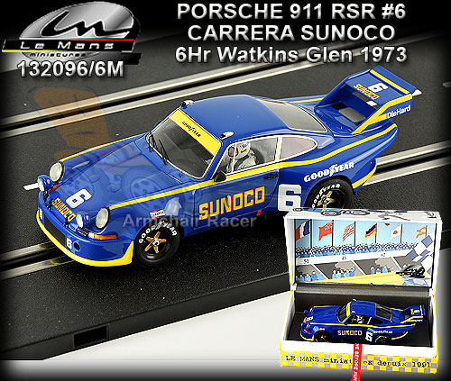 LE MANS MINIATURES 132096/6M - Porsche Turbo RSR #6 1973 Sunoco