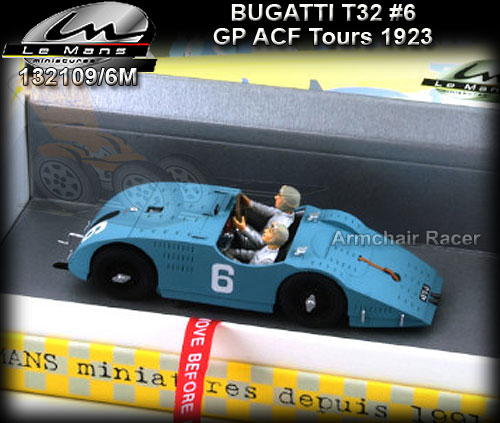 LE MANS MINIATURES 132109/6M - Bugatti T32 - GP ACF Tours 1923