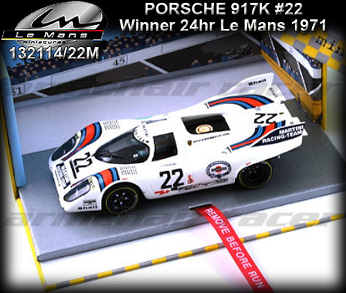 LE MANS MINIATURES 132114/22M - Porsche 917K winner Le Mans 1971
