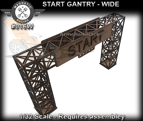 MAGNETIC RACING SCENERY #016W - Start Gantry - Wide