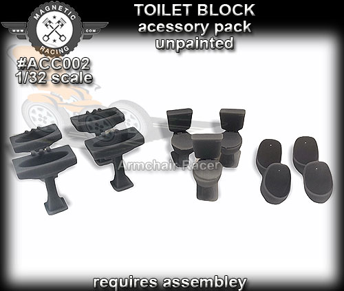 MAGNETIC RACING SCENERY #ACC002 - Toilet items