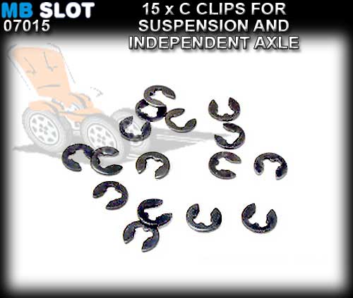 MB SLOT C CLIPS 07015 - C Clips for Suspension and Axles