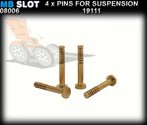 MBSLOT SUSPENSION 08006 - 4 Suspension Piviots